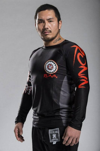 Blackout Samurai Ghost Short Sleeve Rash Guard