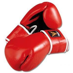 ProForce Leatherette Boxing Gloves w/Red Palm