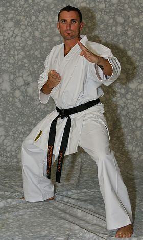 Ronin Brand Shiai Brushed Karate Gi -Blue Label - 11 oz.