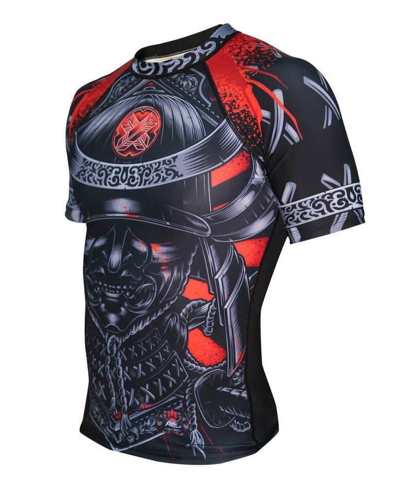 Blackout Samurai Ghost Short Sleeve Rash Guard