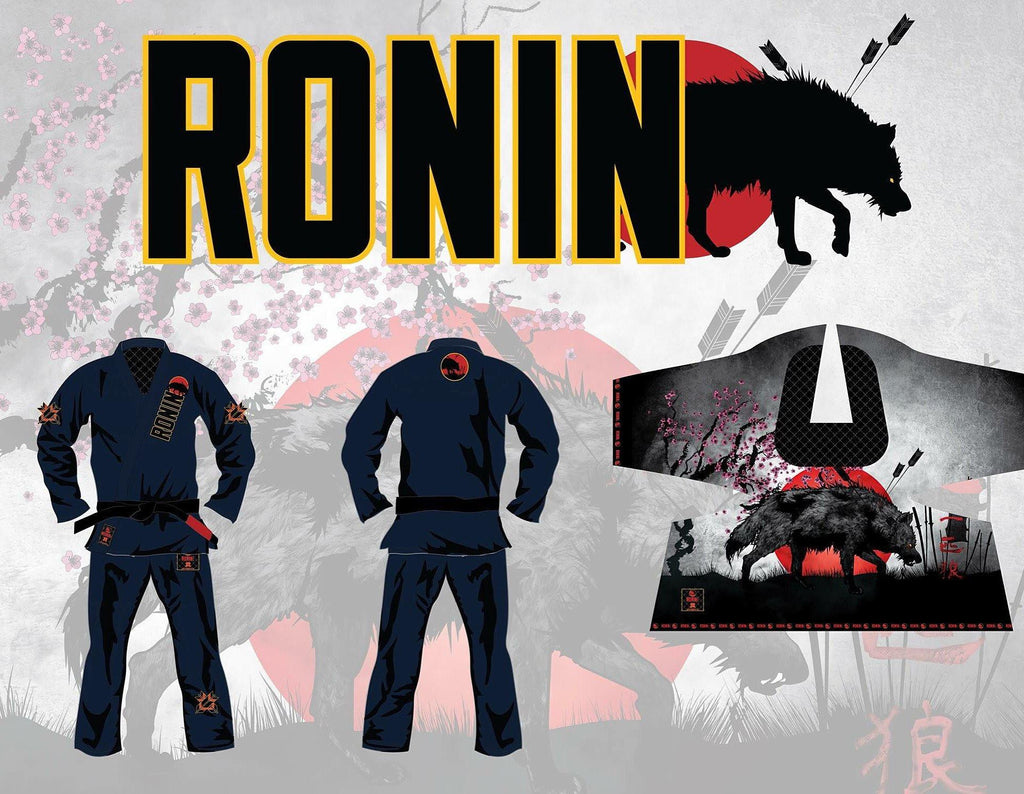 Ronin Lone Wolf Bjj Gi - Navy