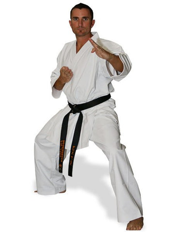 KI Heavyweight Traditional Cut Karate Gi - Wht, Blk, Red or Blue