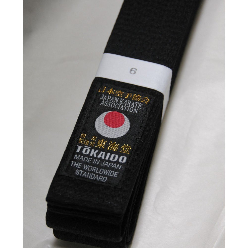 Tokaido Black Belt - Cotton - Made in Japan