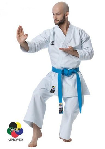 KI Heavyweight Traditional Cut Karate Gi - Wht, Blk, Red or Blue