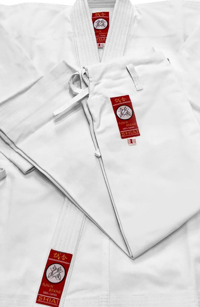 Ronin Brand Shiai Red label Brushed 14oz. Japanese Cut Karate Gi