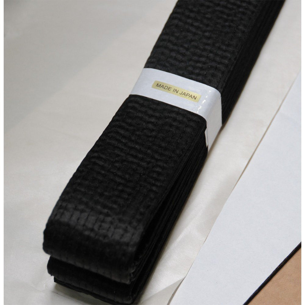Tokaido Satin Black Belt - Made in Japan