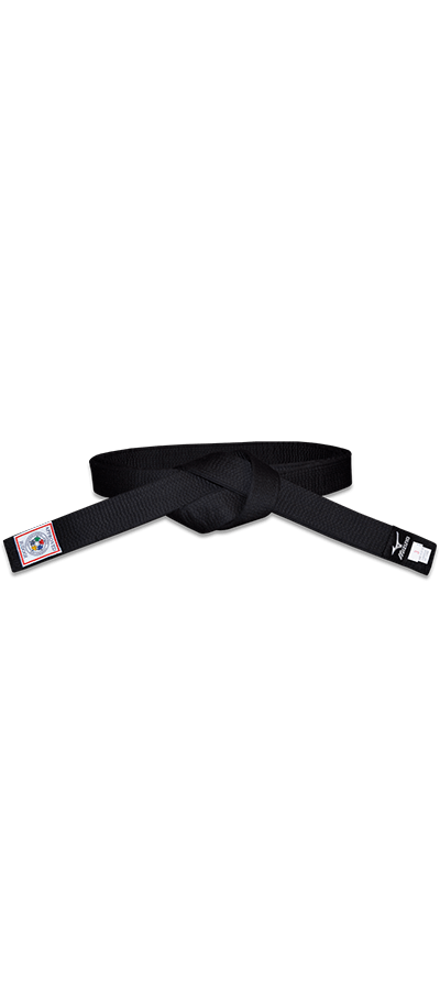 Mizuno Silver IJF Approved Black Belt