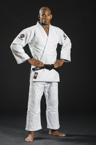 Ronin Brand Single Weave Bleach White Judo gi