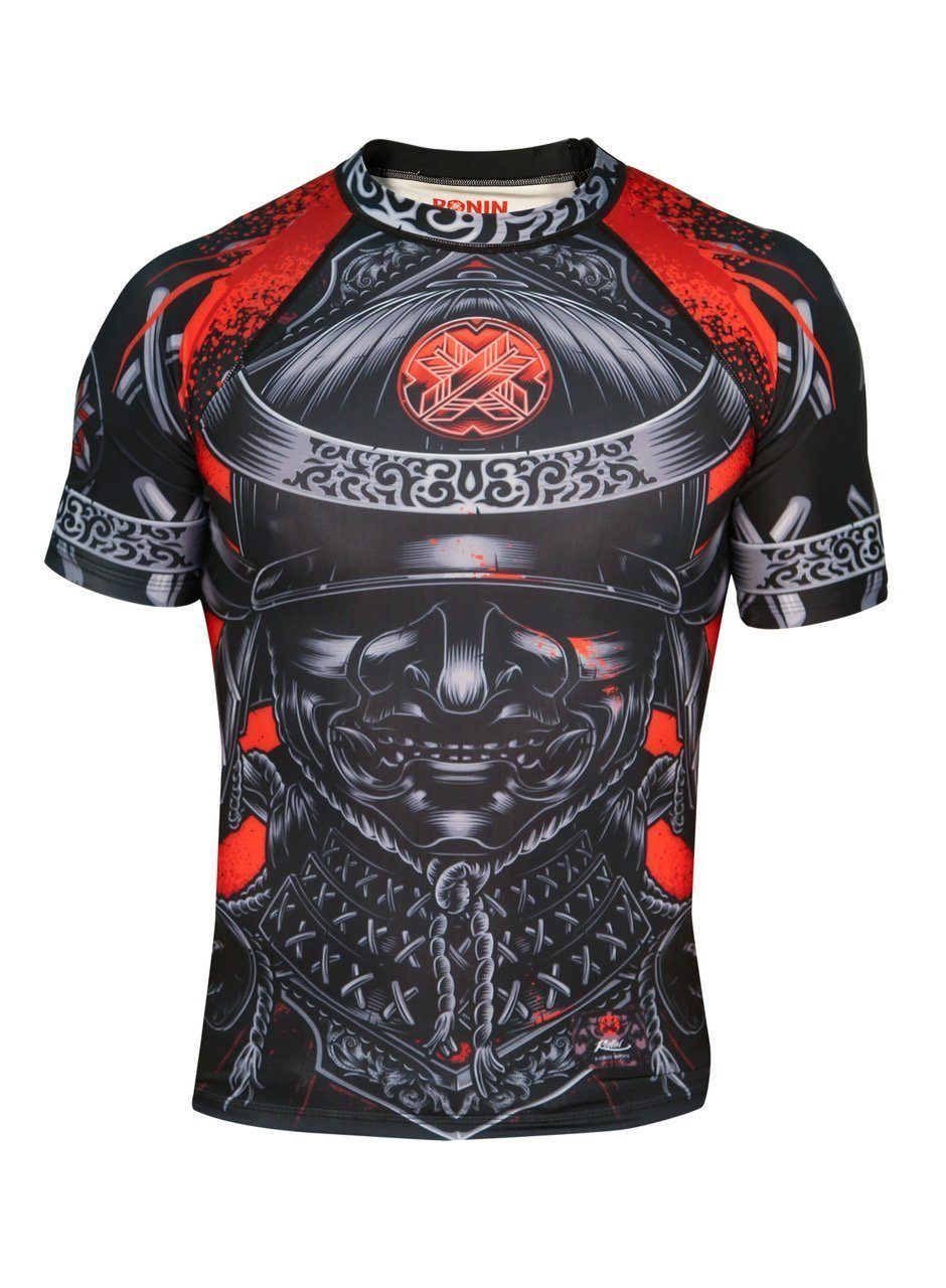 Blackout Samurai Ghost Short Sleeve Rash Guard