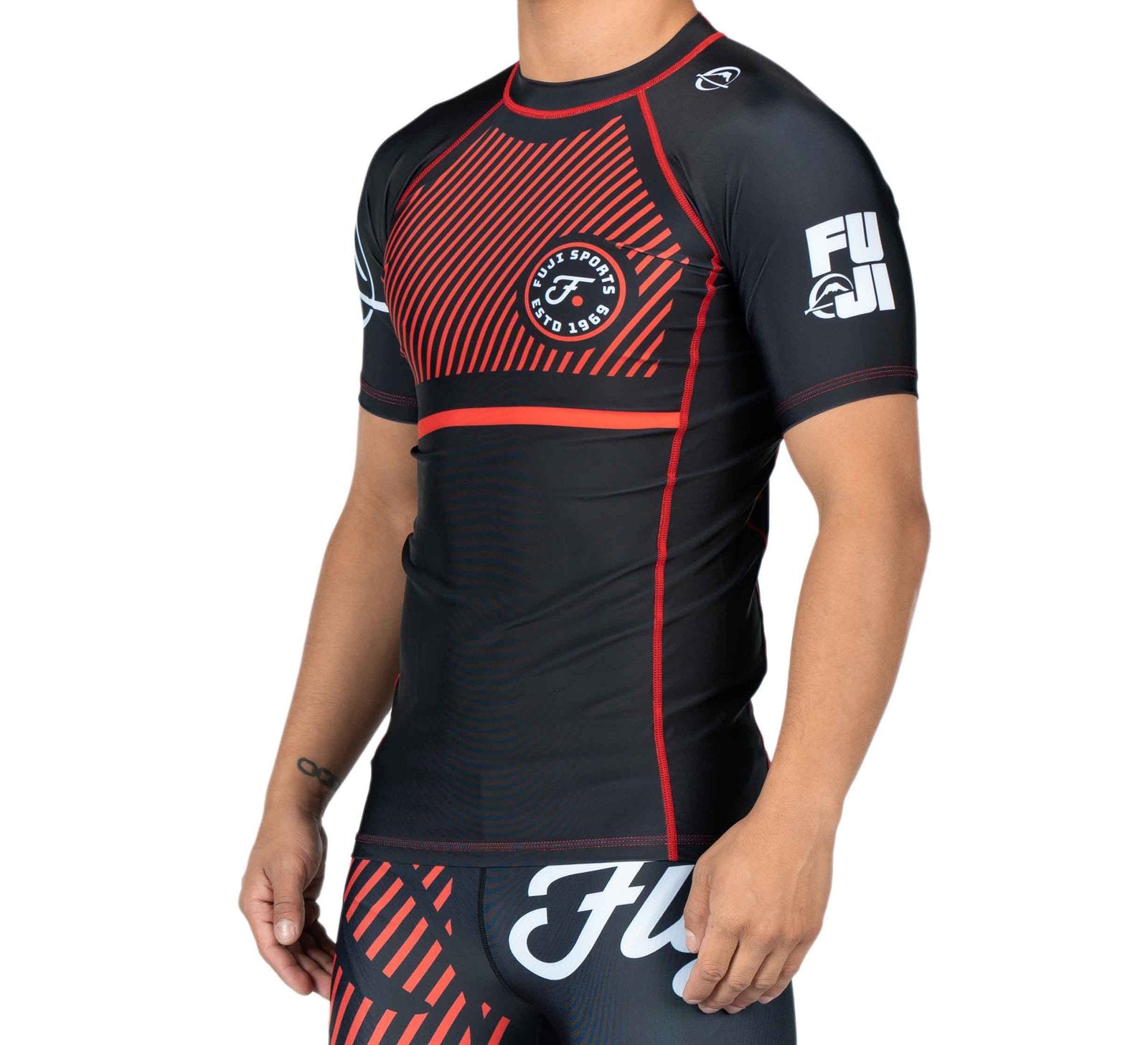 Fuji Script Short Sleeve Rash guard – Kinji San