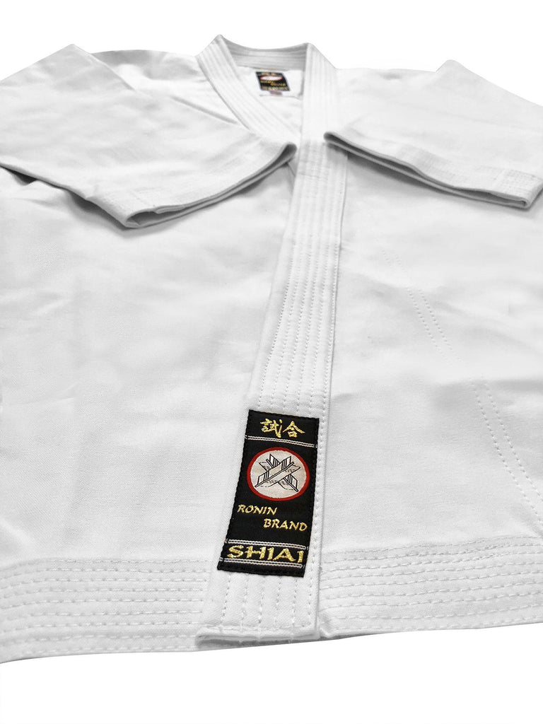 Ronin Brand Shiai Deluxe Japan Cloth (Blk/gold Label) Karate Gi