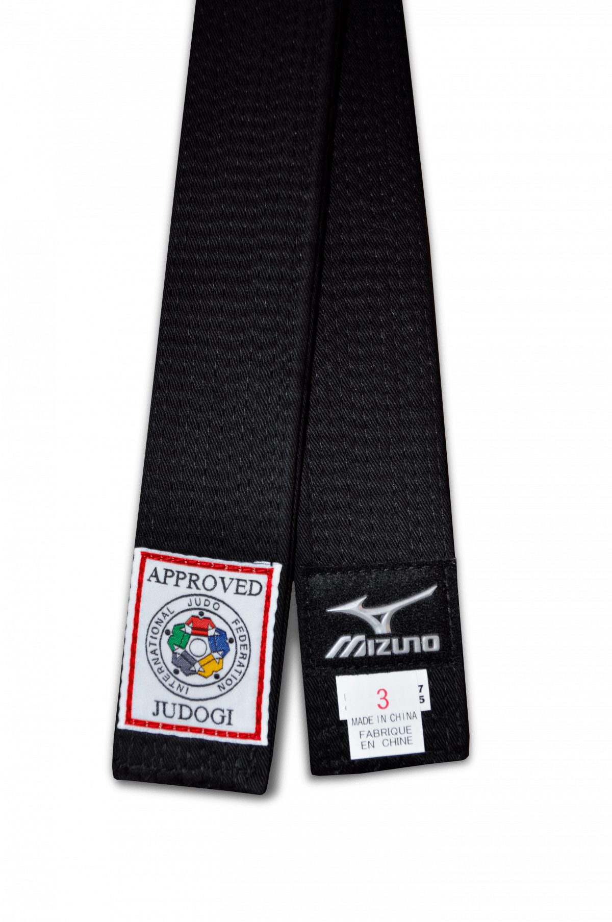 Mizuno judo black top belt